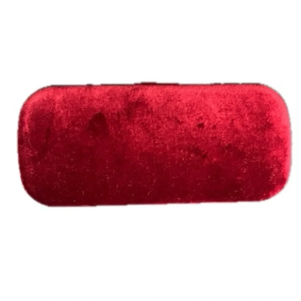 GUCCI Velvet Eyeglass Case, Burgundy